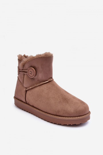 botas de nieve calentadas con adornos beige Siriol