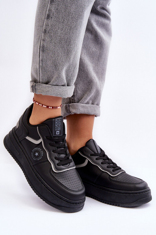 Calzado deportivo de mujer, zapatillas deportivas Big Star MM274232 color negro Calzado deportivo de mujer, zapatillas deportivas Big Star MM274232 color negro