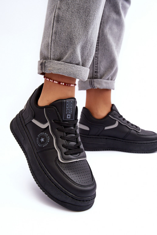 Calzado deportivo de mujer, zapatillas deportivas Big Star MM274232 color negro Calzado deportivo de mujer, zapatillas deportivas Big Star MM274232 color negro
