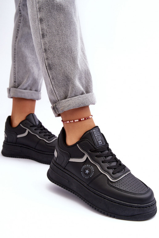 Calzado deportivo de mujer, zapatillas deportivas Big Star MM274232 color negro