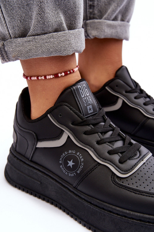 Calzado deportivo de mujer, zapatillas deportivas Big Star MM274232 color negro Calzado deportivo de mujer, zapatillas deportivas Big Star MM274232 color negro