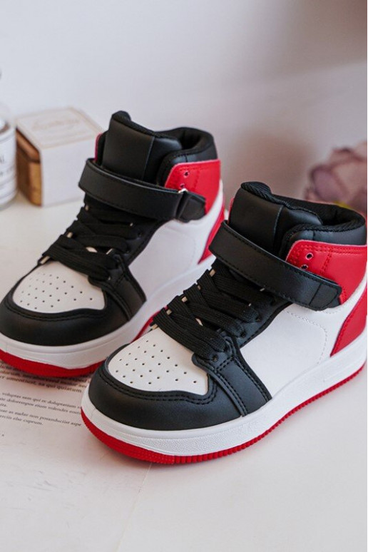 Calzado deportivo infantil Color blanco-rojo Teredite Calzado deportivo infantil Color blanco-rojo Teredite