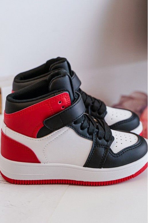 Calzado deportivo infantil Color blanco-rojo Teredite Calzado deportivo infantil Color blanco-rojo Teredite