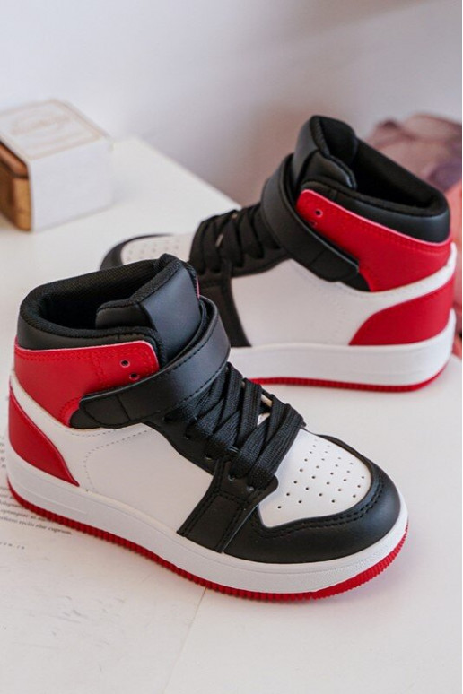 Calzado deportivo infantil Color blanco-rojo Teredite Calzado deportivo infantil Color blanco-rojo Teredite