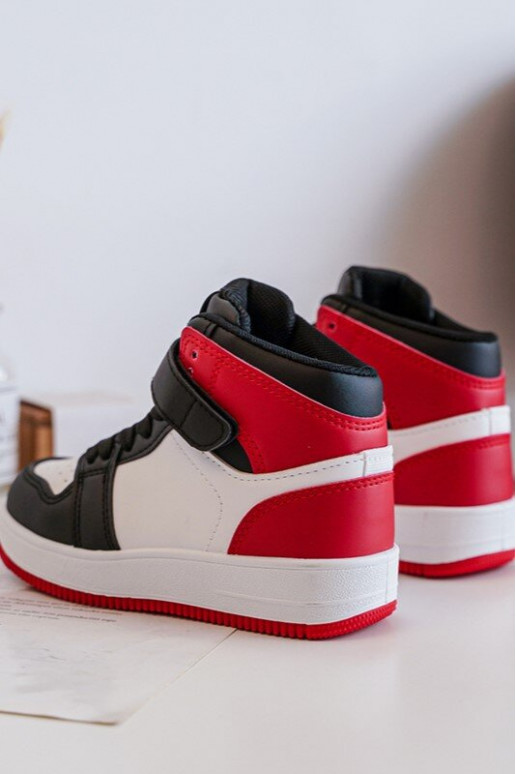 Calzado deportivo infantil Color blanco-rojo Teredite Calzado deportivo infantil Color blanco-rojo Teredite