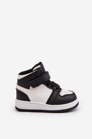 Zapatillas deportivas infantiles color blanco-negro Teredite 2