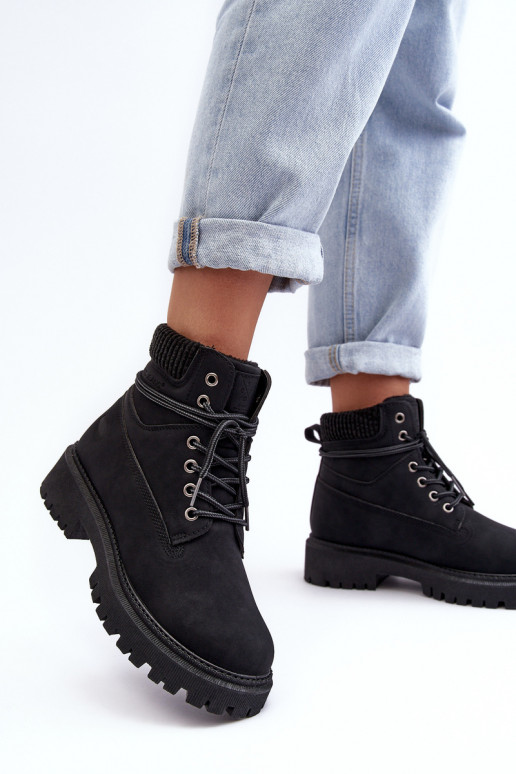 Botas de mujer cálidas en color negro Cross Jeans MM2R4012C Botas de mujer cálidas en color negro Cross Jeans MM2R4012C