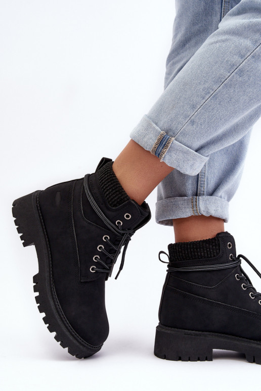 Botas de mujer cálidas en color negro Cross Jeans MM2R4012C Botas de mujer cálidas en color negro Cross Jeans MM2R4012C