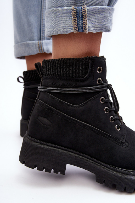 Botas de mujer cálidas en color negro Cross Jeans MM2R4012C Botas de mujer cálidas en color negro Cross Jeans MM2R4012C