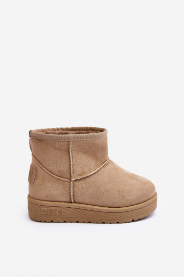 Botas de nieve para niños calentadas beige Big Star MM374056 2