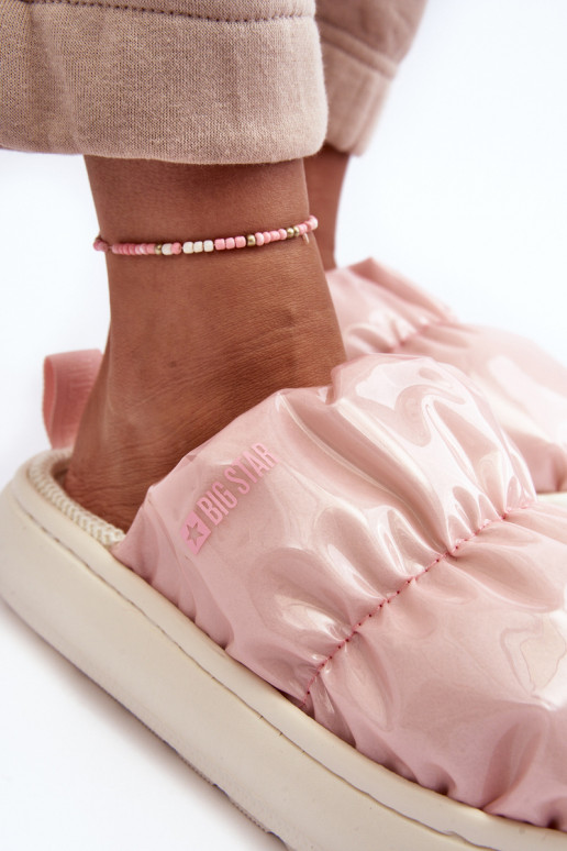 Zapatillas con brillos rosa Big Star MM274129