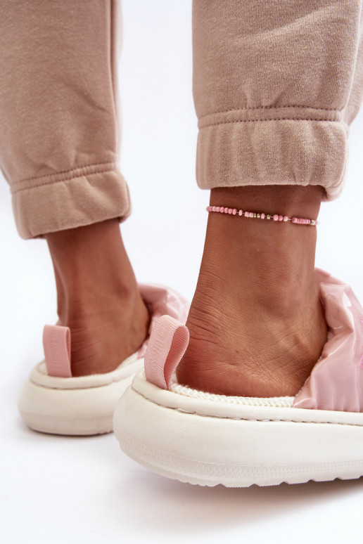 Zapatillas con brillos rosa Big Star MM274129