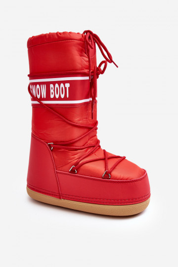 botas de nieve color rojo Venila