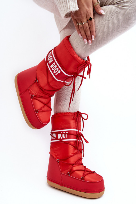 botas de nieve color rojo Venila