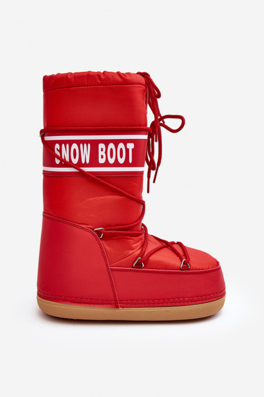 botas de nieve color rojo Venila