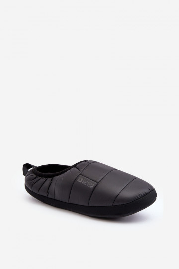 Zapatillas de calentamiento de un modelo resistente, negro Big Star KK174363