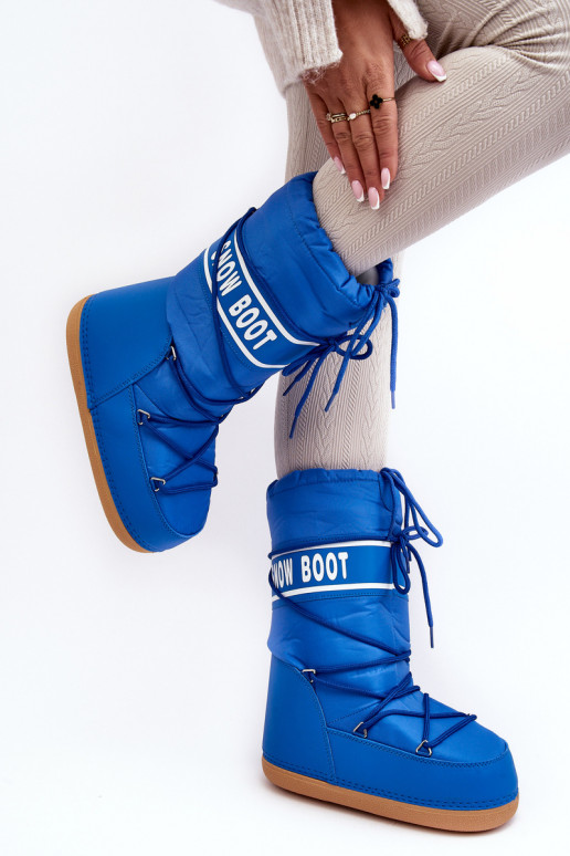 botas de nieve color azul Venila