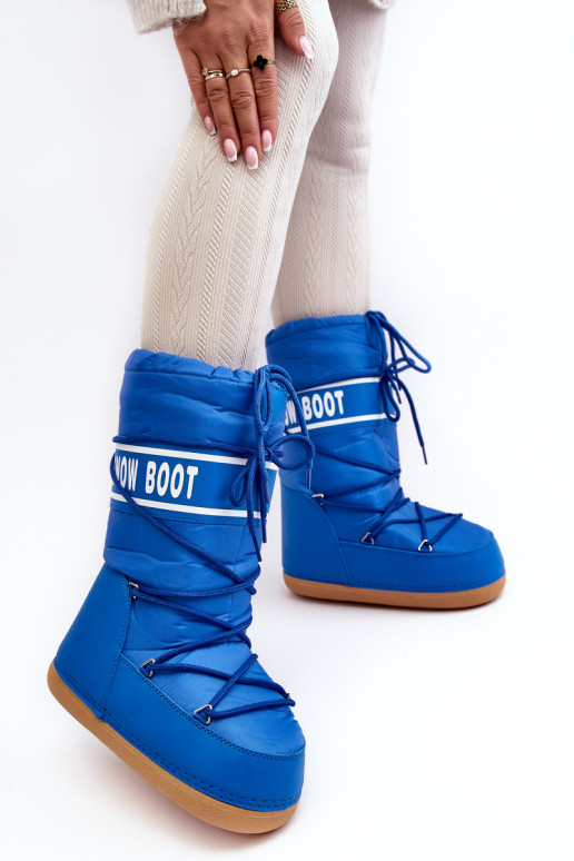 botas de nieve color azul Venila