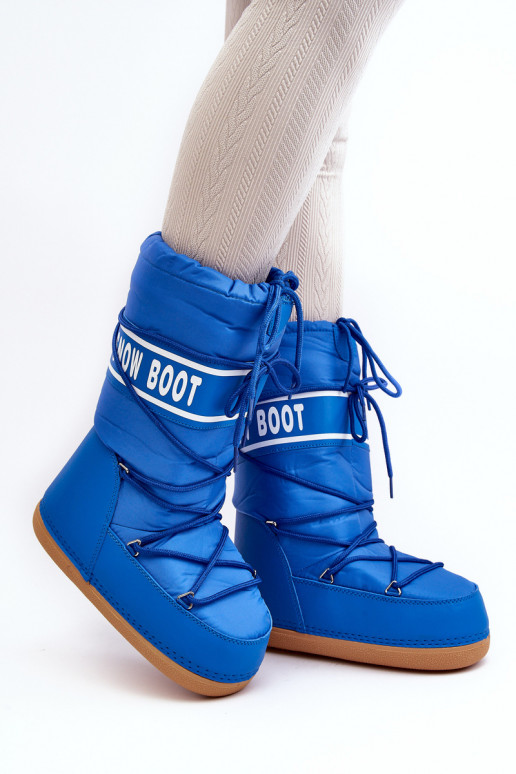 botas de nieve color azul Venila