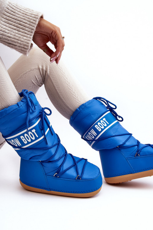 botas de nieve color azul Venila