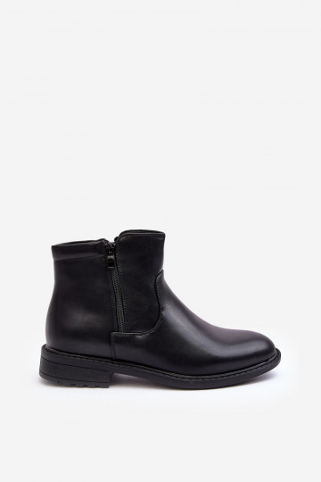 Botas con cremalleras en color negro Brosta 2