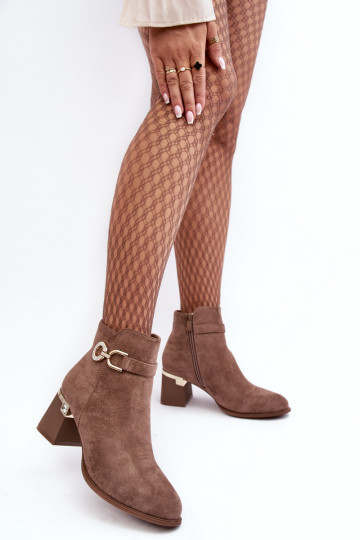 Zapatos ante marrón Nola 2
