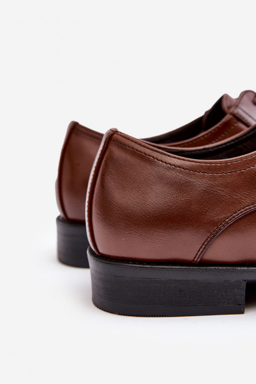 zapatos harene marrones