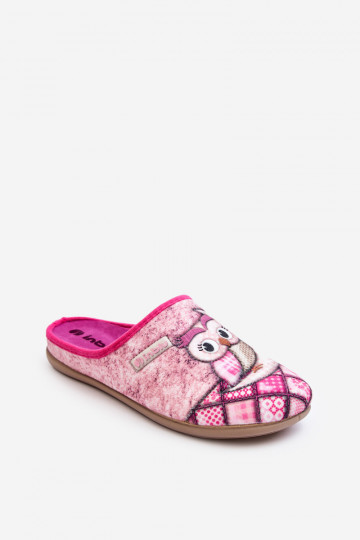 Pantuflas caseras Pantuflas Sowa Inblu GF000018 color rosa