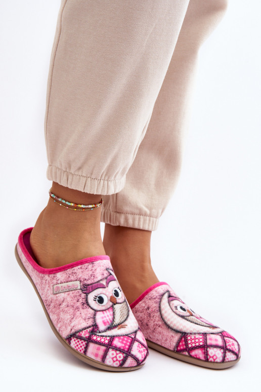 Pantuflas caseras Pantuflas Sowa Inblu GF000018 color rosa