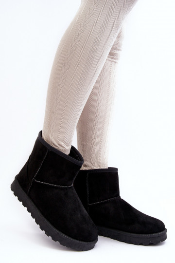 botas de nieve de ante calentadas en negro Nanga 2