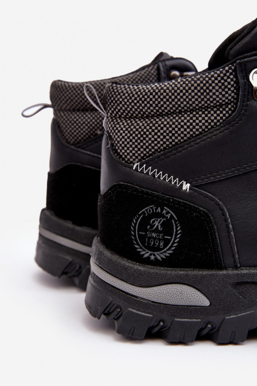 Botas de montaña botas con cordones en color negro Salomene