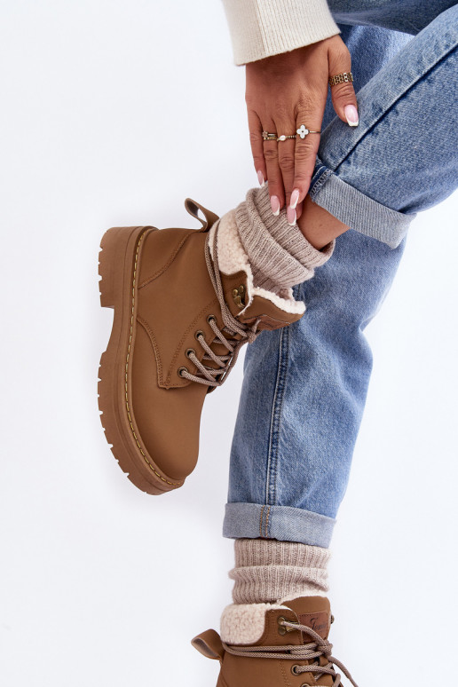 botas con cálido color marrón Lynnvia botas con cálido color marrón Lynnvia