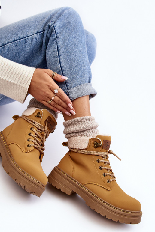 botas con cálido color marrón Lynnvia botas con cálido color marrón Lynnvia