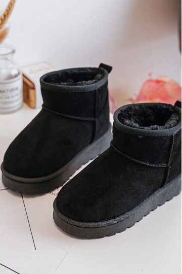 Botas de nieve para niños Botas abrigadas en color negro Nallita 2