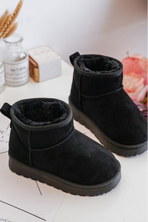Botas de nieve para niños Botas abrigadas en color negro Nallita