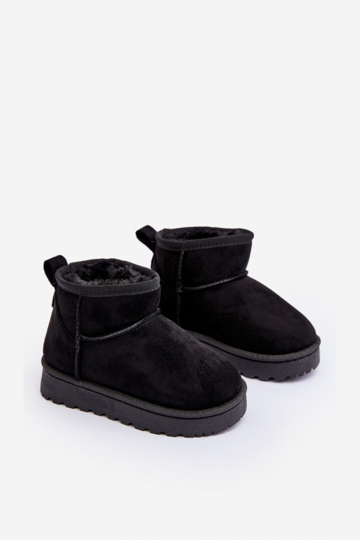 Botas de nieve para niños Botas abrigadas en color negro Nallita Botas de nieve para niños Botas abrigadas en color negro Nallita