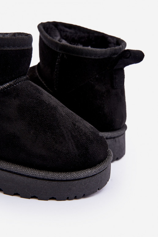 Botas de nieve para niños Botas abrigadas en color negro Nallita