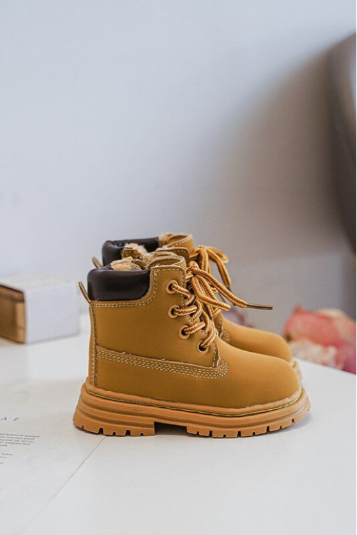 Botas infantiles con cremalleras color marrón Bansi