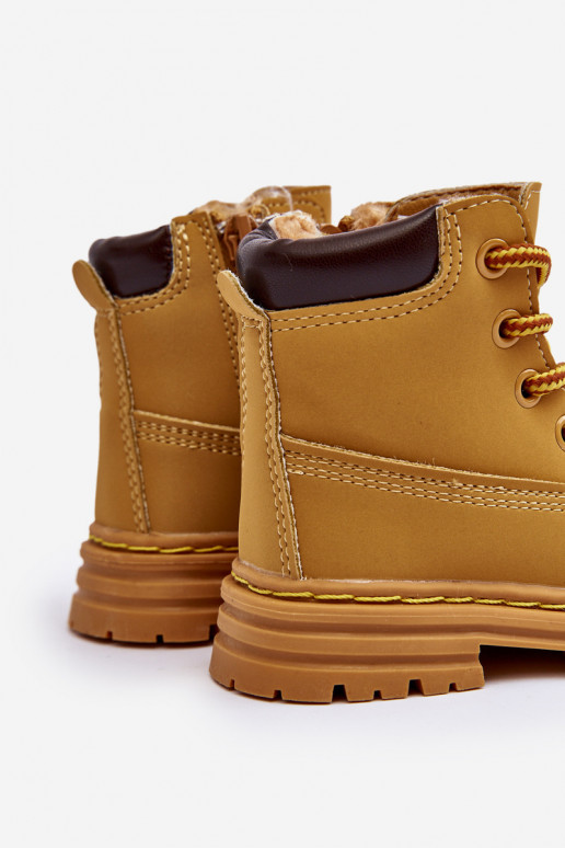 Botas infantiles con cremalleras color marrón Bansi