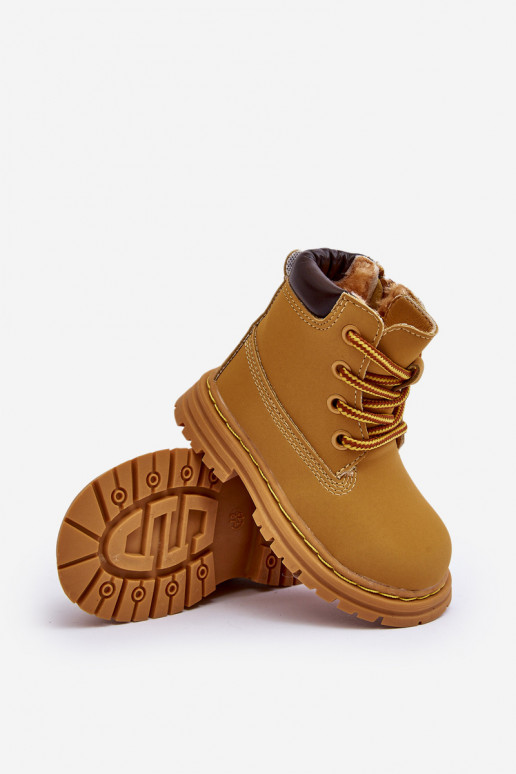 Botas infantiles con cremalleras color marrón Bansi