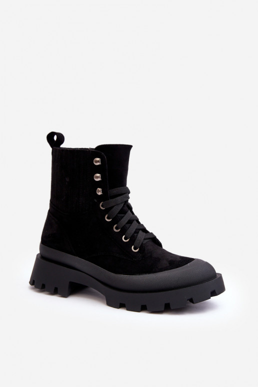 Botas con cordones en negro Gordts Botas con cordones en negro Gordts