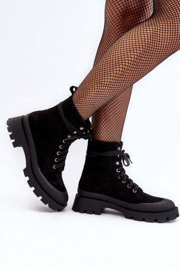 Botas con cordones en negro Gordts 2