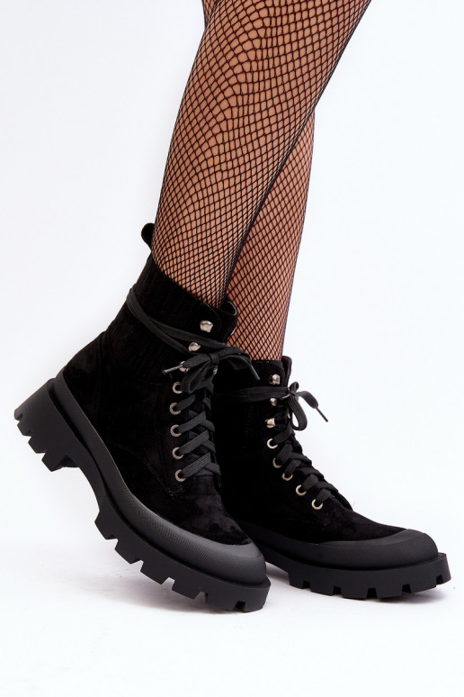 Botas con cordones en negro Gordts Botas con cordones en negro Gordts