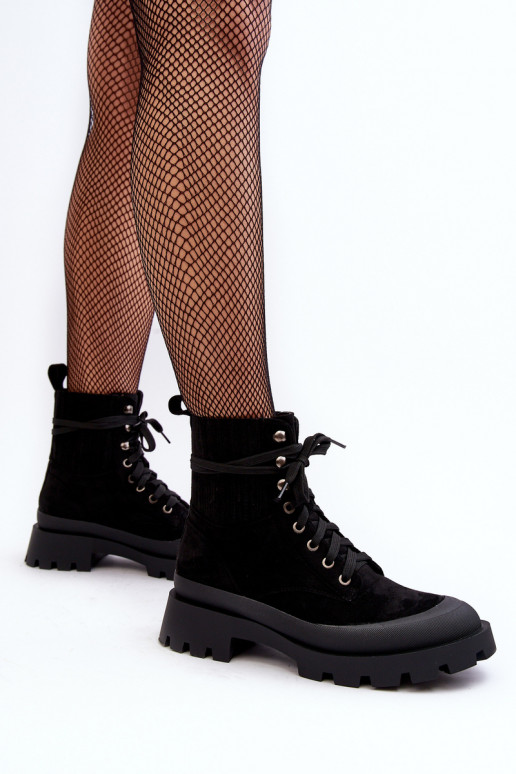 Botas con cordones en negro Gordts Botas con cordones en negro Gordts