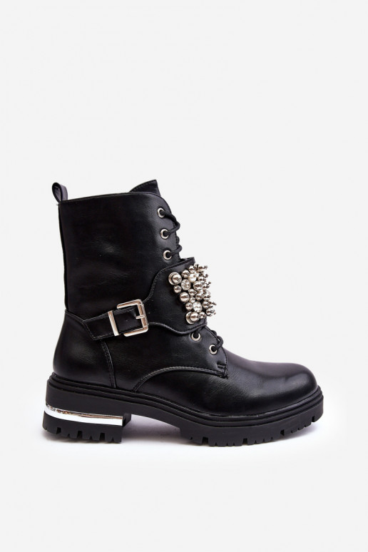 Botas calefactables Decoradas color negro Lennen Botas calefactables Decoradas color negro Lennen