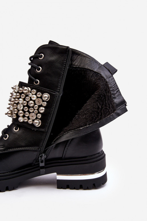 Botas calefactables Decoradas color negro Lennen Botas calefactables Decoradas color negro Lennen