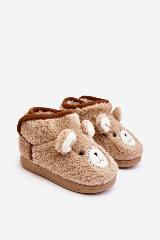Zapatillas infantiles calentitas beige Eberra Zapatillas infantiles calentitas beige Eberra