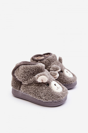 Zapatillas infantiles color gris Eberra