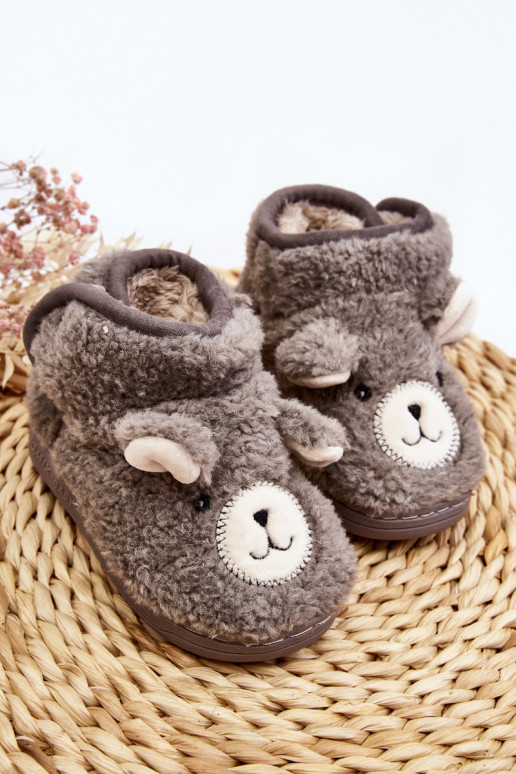 Zapatillas infantiles color gris Eberra