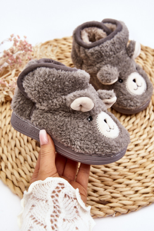 Zapatillas infantiles color gris Eberra